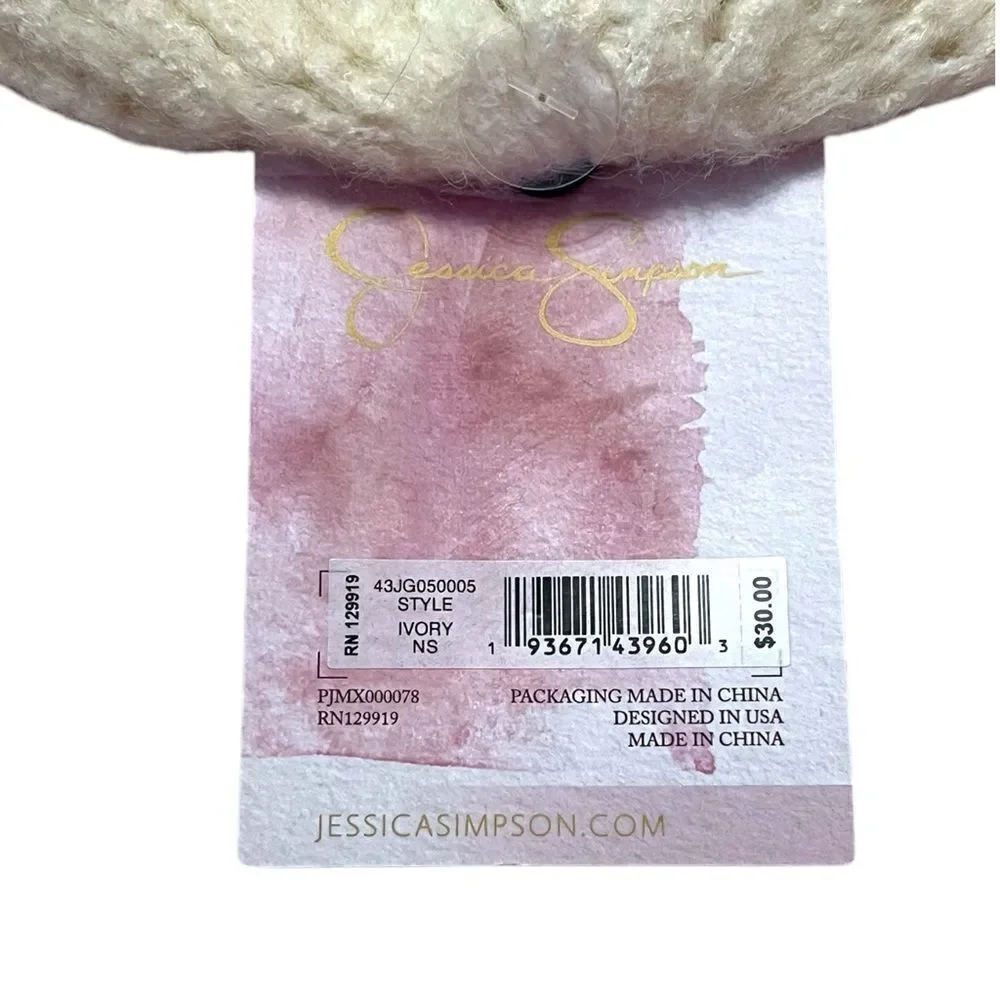 Jessica Simpson Pearl Ivory Knit Beanie